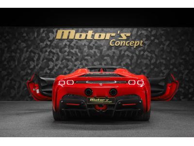 Ferrari SF90 Spider ROSSO CORSA METALLIC - FULL CARBON