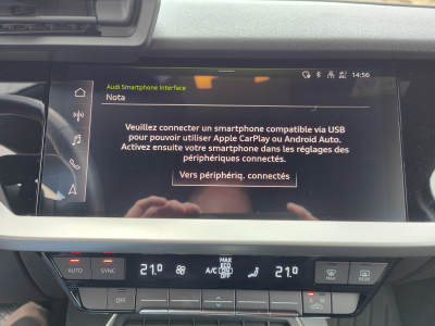 Audi A3 A3 SPORTBACK 35 TDI S TRONIC GPS CARPLAY CAMERA APS AV/AR