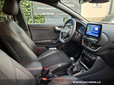 Ford Puma 1.0 ST-LINE X DESIGN 155 , MILD HYBRID, CAMERA, CUIR, NAVI, CARPLAY, ALU 19'',AUDIO B&O, LED, GARANTIE FORD 04/2028, 1 HAND