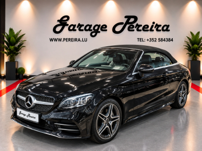 Mercedes-Benz C 220 D CABRIO FACELIFT AMG LINE VIRTUAL COCKPIT CUIR NAVI 1 HAND