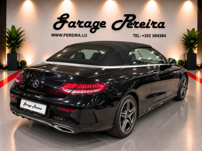 Mercedes-Benz C 220 D CABRIO FACELIFT AMG LINE VIRTUAL COCKPIT CUIR NAVI 1 HAND