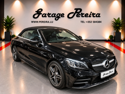 Mercedes-Benz C 220 D CABRIO FACELIFT AMG LINE VIRTUAL COCKPIT CUIR NAVI 1 HAND