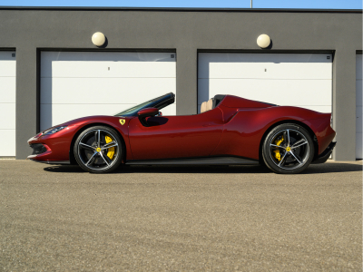 Ferrari 296 GTS RUBINO MICALIZZATO - CARBONE - LIFT - DAYTONA - JANTES FORGÉES