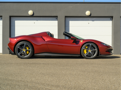 Ferrari 296 GTS RUBINO MICALIZZATO - CARBONE - LIFT - DAYTONA - JANTES FORGÉES