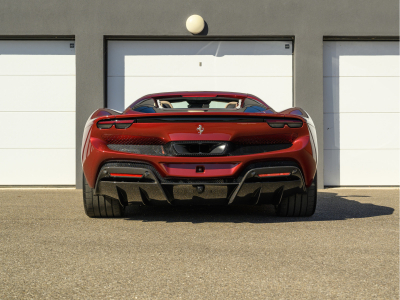 Ferrari 296 GTS RUBINO MICALIZZATO - CARBONE - LIFT - DAYTONA - JANTES FORGÉES