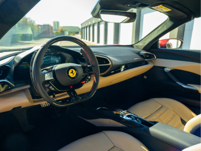 Ferrari 296 GTS RUBINO MICALIZZATO - CARBONE - LIFT - DAYTONA - JANTES FORGÉES