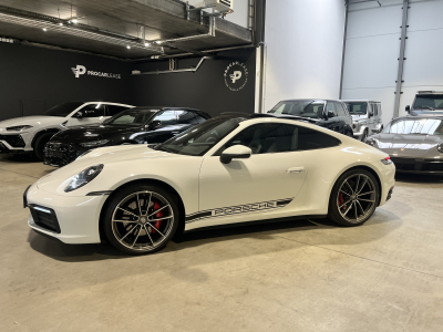 Porsche 911 992 CARRERA S - TOIT OUVRANT - PURE WHITE - SPORT CHRONO - PASM - PTV PLUS - BOSE