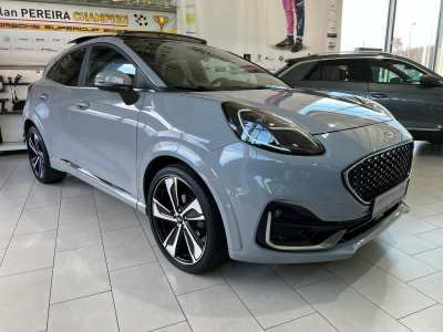Ford Puma ST-LINE X 1.0 Ecoboost HYBRID 155 B. Auto, VIGNALE, 1 HAND, CAMERA, PANORAMIQUE, ALU 19'', CUIR, CARPLAY, B&O, COCKPIT DIGITAL,GARANTIE FORD 11/2029
