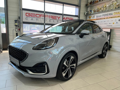 Ford Puma ST-LINE X 1.0 Ecoboost HYBRID 155 B. Auto, VIGNALE, 1 HAND, CAMERA, PANORAMIQUE, ALU 19'', CUIR, CARPLAY, B&O, COCKPIT DIGITAL,GARANTIE FORD 11/2029