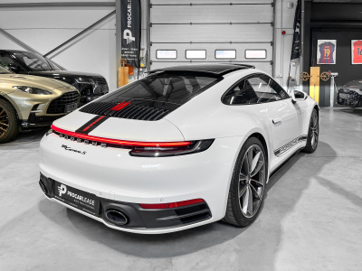 Porsche 911 992 CARRERA S - TOIT OUVRANT - PURE WHITE - SPORT CHRONO - PASM - PTV PLUS - BOSE