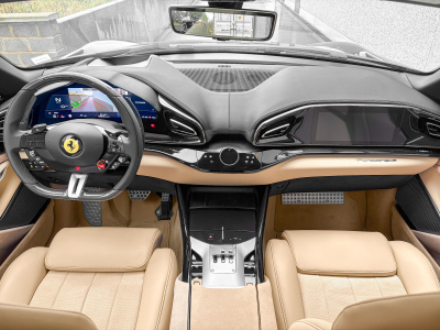 Ferrari Purosangue IN STOCK/ V12 / SABBIA INSIDE COLOR/ FULL CARBON
