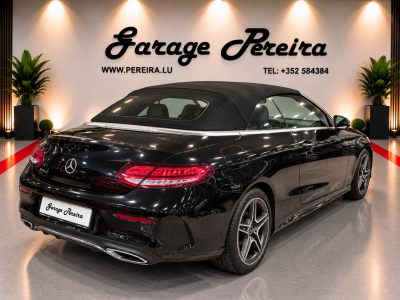 Mercedes-Benz C 220 D CABRIO FACELIFT AMG LINE VIRTUAL COCKPIT CUIR NAVI 1 HAND