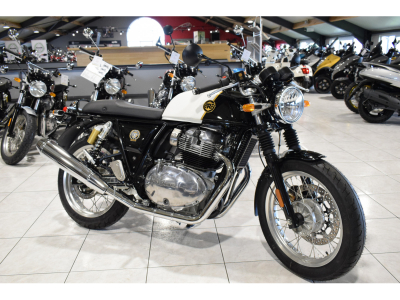 Royal Enfield Continental GT DUX DELUXE BLACK WHITE E5