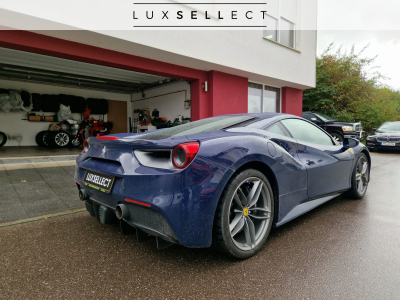 Ferrari 488 GTB BLEU TDF LIFFT/CARBON/E-SEATS FULL