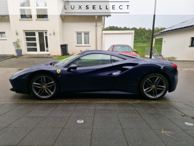 Ferrari 488 GTB BLEU TDF LIFFT/CARBON/E-SEATS FULL