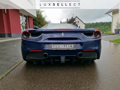 Ferrari 488 GTB BLEU TDF LIFFT/CARBON/E-SEATS FULL