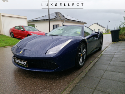 Ferrari 488 GTB BLEU TDF LIFFT/CARBON/E-SEATS FULL