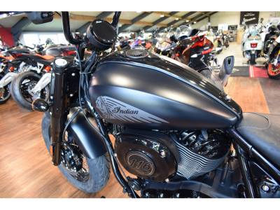 Indian Chief Bobber Dark Horse Black Smoke