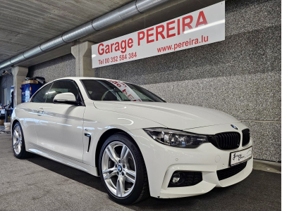 BMW 420 i CABRIO FACELIFT M SPORT PAKET HEAD UP HARMAN KARDON CUIR NAVI 1 HAND