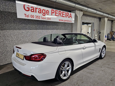 BMW 420 i CABRIO FACELIFT M SPORT PAKET HEAD UP HARMAN KARDON CUIR NAVI 1 HAND