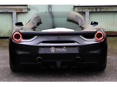 Ferrari 488 GTB | LLD 1990e/Mois NERO DAYTONA | LIFT | CAPRISTO | CARBON | LED | SEATS | JBL