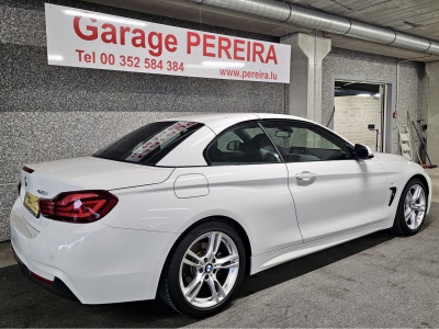 BMW 420 i CABRIO FACELIFT M SPORT PAKET HEAD UP HARMAN KARDON CUIR NAVI 1 HAND