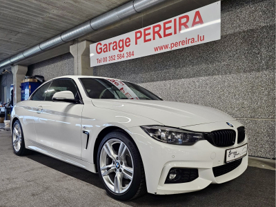 BMW 420 i CABRIO FACELIFT M SPORT PAKET HEAD UP HARMAN KARDON CUIR NAVI 1 HAND