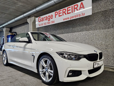 BMW 420 i CABRIO FACELIFT M SPORT PAKET HEAD UP HARMAN KARDON CUIR NAVI 1 HAND