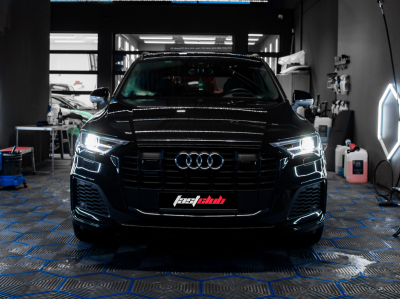 Audi Q7 TFSI 55 NOIR Sline 7 PL QUATTRO / B&O / full LEDS / PANO / CAMERA / JA23