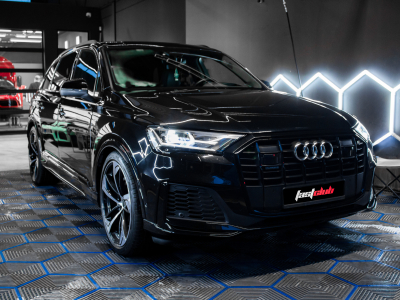 Audi Q7 TFSI 55 NOIR Sline 7 PL QUATTRO / B&O / full LEDS / PANO / CAMERA / JA23