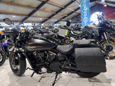 Indian Super Scout 1250 Ltd + Tech Black Smoke w/ graphics