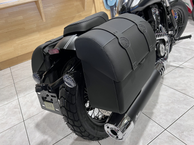 Indian Super Scout 1250 Ltd + Tech Black Smoke w/ graphics