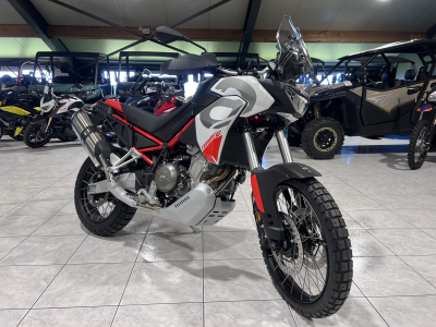 Aprilia Tuareg 660 Hailstrom White disponible aussi en 35 KW