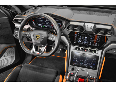 Lamborghini Urus V8 CAPSULE - NERO NOCTIS / ARANCIO ATLAS