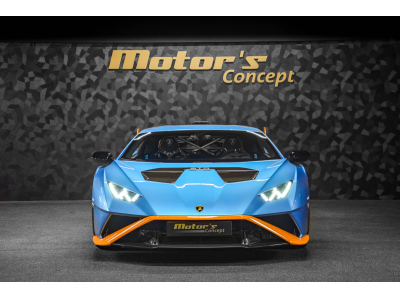 Lamborghini Huracán STO - BLUE AEGIR / ARANCIO CALIFORNIA - PACK CARBONE
