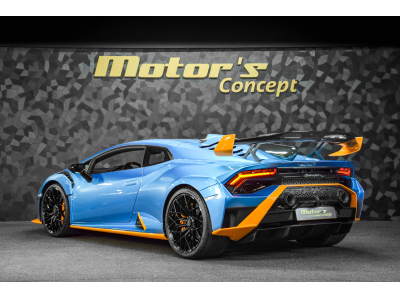 Lamborghini Huracán STO - BLUE AEGIR / ARANCIO CALIFORNIA - PACK CARBONE