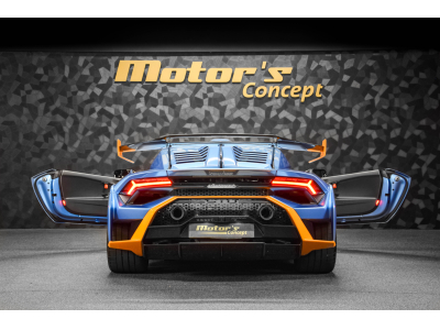 Lamborghini Huracán STO - BLUE AEGIR / ARANCIO CALIFORNIA - PACK CARBONE