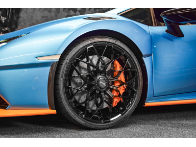 Lamborghini Huracán STO - BLUE AEGIR / ARANCIO CALIFORNIA - PACK CARBONE