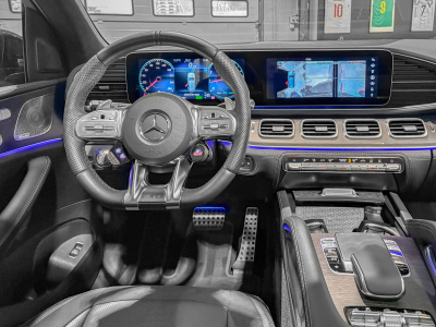 Mercedes-Benz GLE 53 AMG 4 MATIC+ / FULL BLACK /RIDE CONTROL+/ STHZ / AHK / DESIGNO / BURMESTER / 360/ AMG RIDE CONTROL