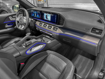 Mercedes-Benz GLE 53 AMG 4 MATIC+ / FULL BLACK /RIDE CONTROL+/ STHZ / AHK / DESIGNO / BURMESTER / 360/ AMG RIDE CONTROL