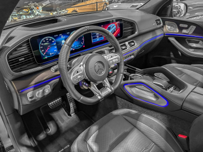 Mercedes-Benz GLE 53 AMG 4 MATIC+ / FULL BLACK /RIDE CONTROL+/ STHZ / AHK / DESIGNO / BURMESTER / 360/ AMG RIDE CONTROL