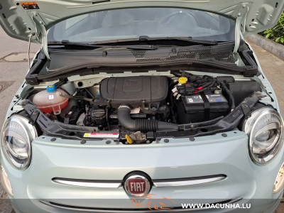 Fiat 500 1.0i Hybrid  TOIT PANO, REGUL., CUIR, NAVI, PARKTRONIC, GARANTIE