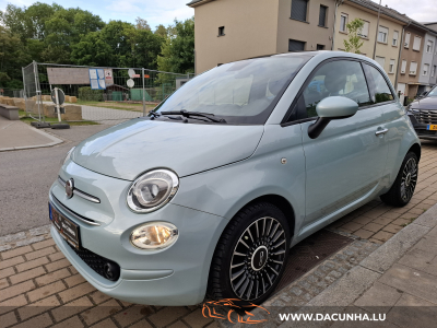 Fiat 500 1.0i Hybrid  TOIT PANO, REGUL., CUIR, NAVI, PARKTRONIC, GARANTIE