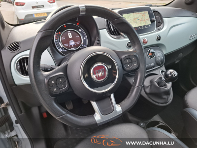 Fiat 500 1.0i Hybrid  TOIT PANO, REGUL., CUIR, NAVI, PARKTRONIC, GARANTIE