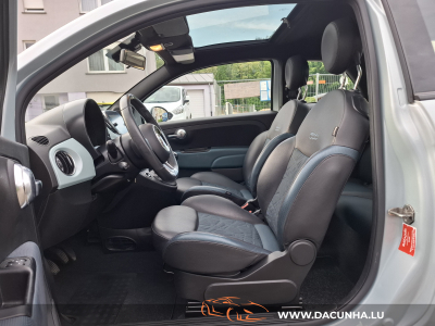 Fiat 500 1.0i Hybrid  TOIT PANO, REGUL., CUIR, NAVI, PARKTRONIC, GARANTIE