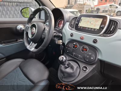 Fiat 500 1.0i Hybrid  TOIT PANO, REGUL., CUIR, NAVI, PARKTRONIC, GARANTIE