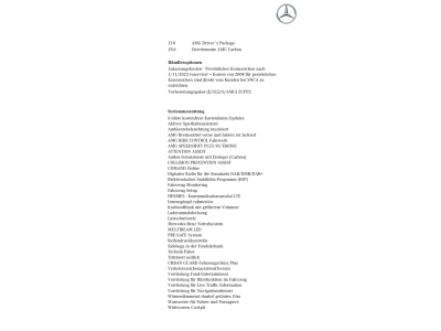 Mercedes-Benz G 63 AMG MANUFAKTUR CARBON PANO CUIR NAVI 1 HAND