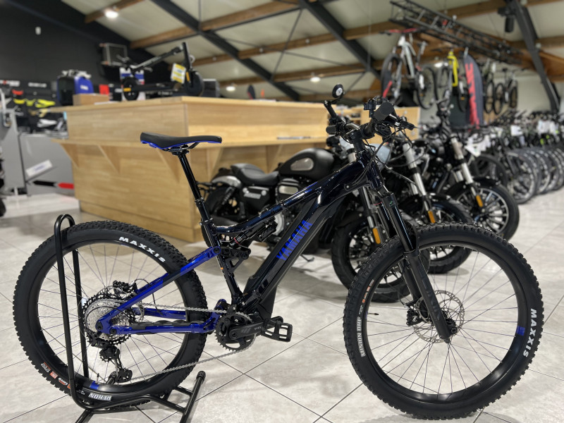 Yamaha Moro 07 S Rock Shox 160 mm, Magura freins 4 pistons,  PW séries 85 Nm / 500 Wh, 36 V, roue 27,5'', cadre allu, 24 Kg. TAILLE M