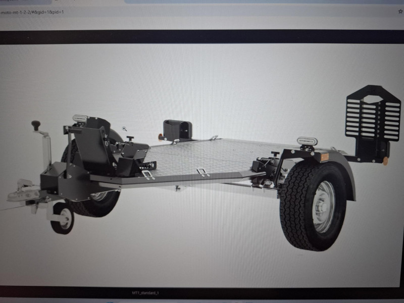 CARMAX Porte-moto Simple essieu Alu