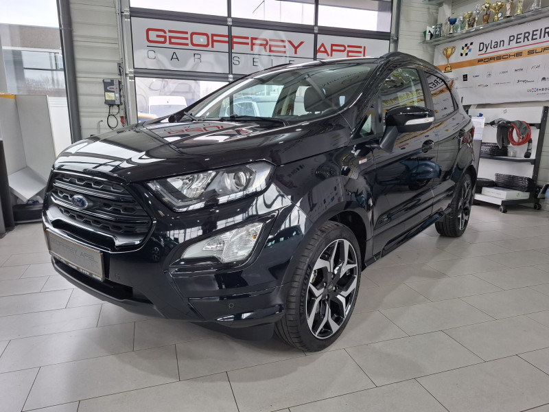 Ford EcoSport 1.0 ST-LINE 125, 1HAND, B&O,GARANTIE 02/2029, CARPLAY, CAMERA,CUIR, ALU 18'', NAVI,